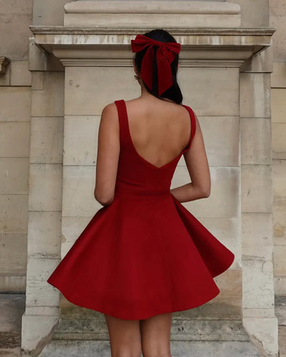 Scarlett Cashmere Dress - Red